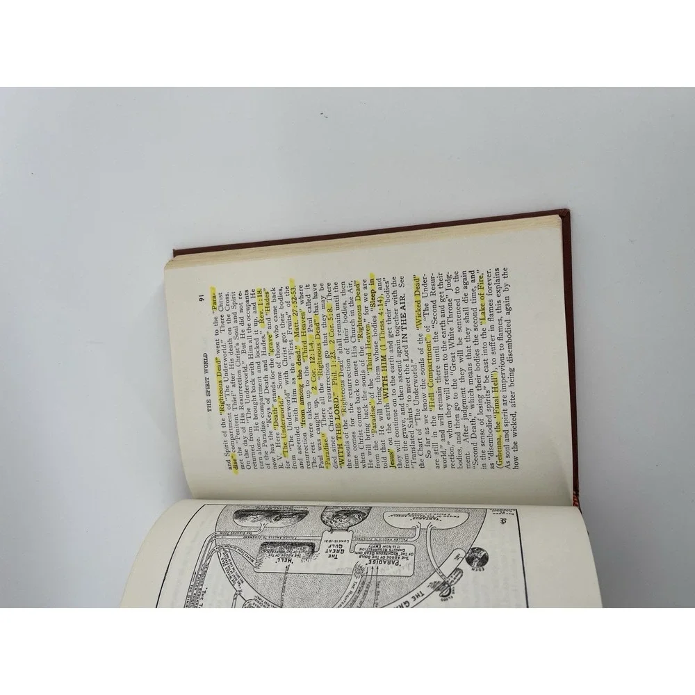Vtg Rightly Dividing The Word Clarence Larkin HC Christian Theology Book